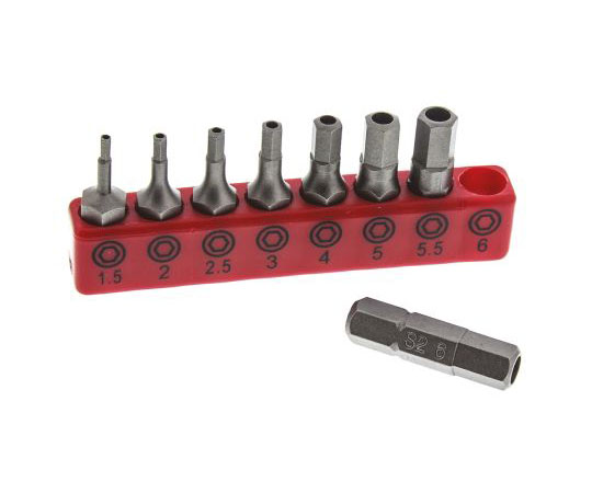 ドライバービットセット　8　ピース　不正防止　Hexagon　インパクトビットセット