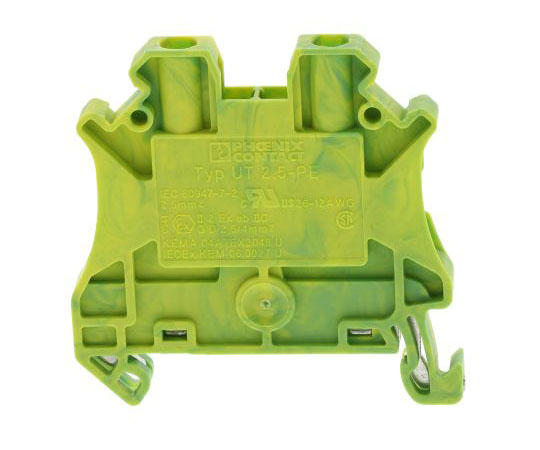 アースモジュラ端子台 UT 2.5-PEシリーズ 1袋（10個入）