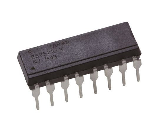 フォトカプラ ダーリントン出力 4 16-Pin スルーホール実装 1セット（20個入）