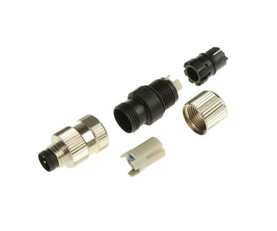 丸形コネクタ　SACC-M　8MS-3PCONシリーズ　接触コンタクト：オス　3極　オス
