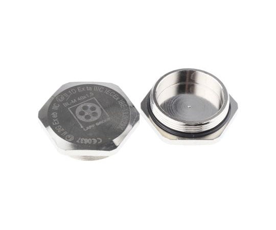 ケーブルグランドプラグ,ブランキング,材質：ニッケルめっき真鍮,径：M40 1袋（5個入）