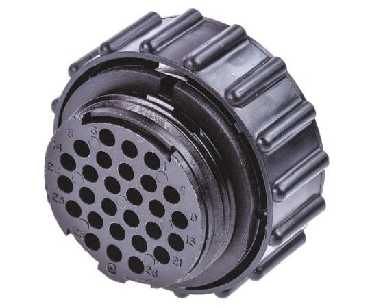 丸形コネクタ Series 1シリーズ 接触コンタクト：オス 28極 オス 1袋（100個入）