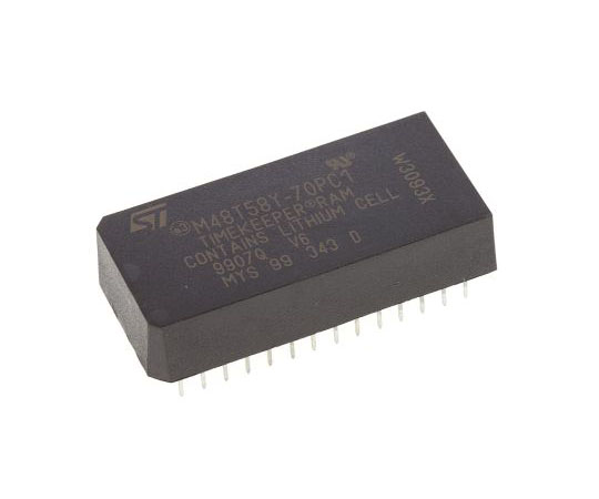 STマイクロ リアルタイムクロック（RTC） 28-Pin PCDIP 1セット（12個入） M48T58Y-70PC1