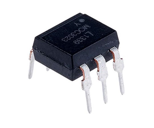 フォトカプラ トライアック出力 1 6-Pin スルーホール実装 1セット（65個入）