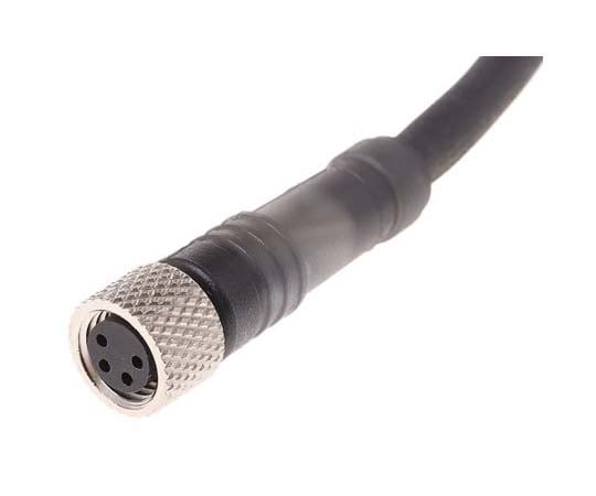 メスストレート配線済みコネクタ　光電センサ、超音波センサ