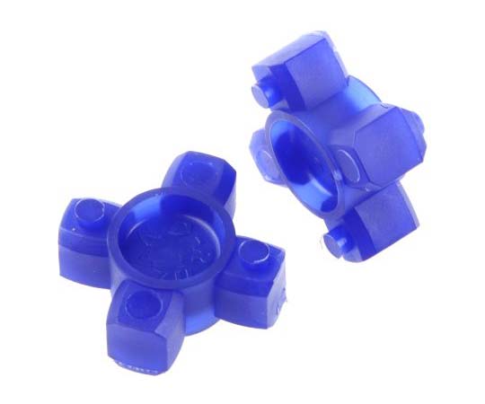Jaw spider 25mm OD blue 85 durometer 1袋（2個入）