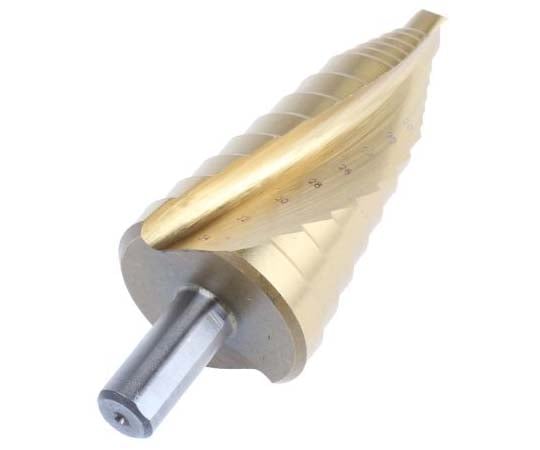 ステップドリルビット　Dewalt　HSS　20　→　34mm　9段　ドリル深さ34mm