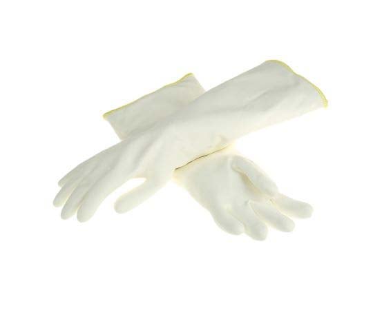 ニトリル手袋　耐熱　白