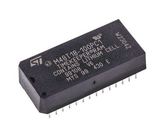 STマイクロ リアルタイムクロック（RTC） 28-Pin PCDIP 1セット（12個入） M48T18-100PC1