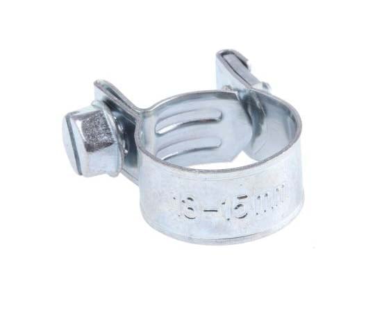 ホースクリップ 13 → 15mm 9mm 鋼 1袋（10個入）