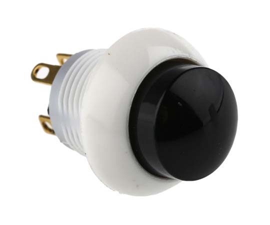 押しボタンスイッチ 5 A @ 28 V dc モーメンタリ パネルマウント 双極双投（DPDT） 12mm IP64 P9-213192