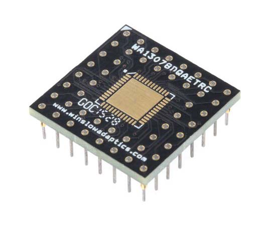 IC変換アダプタ　48ピン　メス　QFN　48極　0.5　mm　2.54　mm　ピッチ