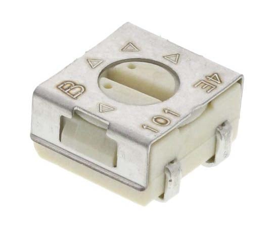 半固定抵抗器 100Ω 0.25W 上面調整 1 表面実装 1セット（500個入）