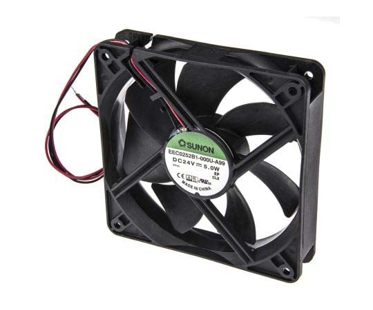 軸流ファン　電源電圧：24　V　dc　120　x　120　x　25mm　DC　（EEシリーズ）
