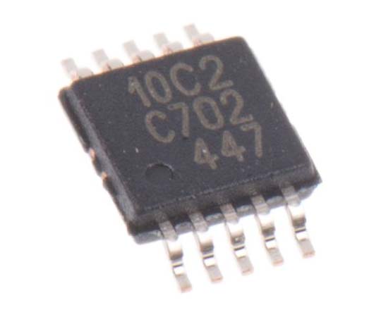 RFトランシーバIC 27~960MHz FSK OOK 1.8~3.6 V 10-Pin MSOP Si4010-C2-GT