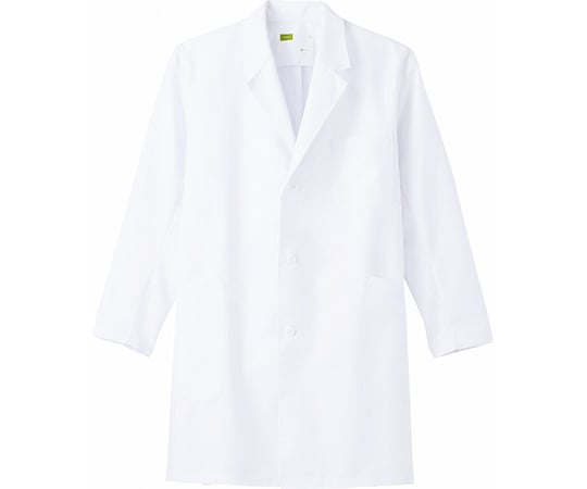 メンズハーフコート ホワイト Whシリーズ Whisel 自重堂 Axel アズワン