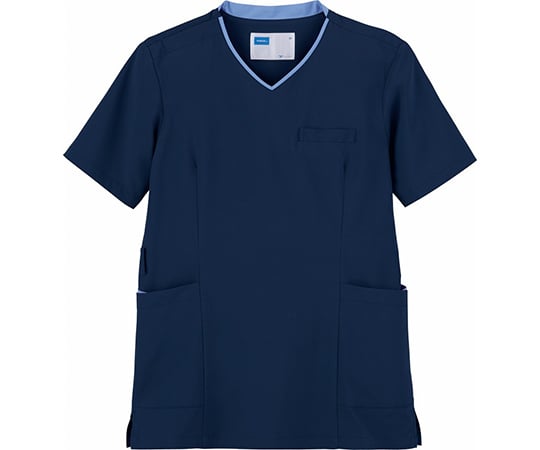 レディーススクラブ　ネービー　L