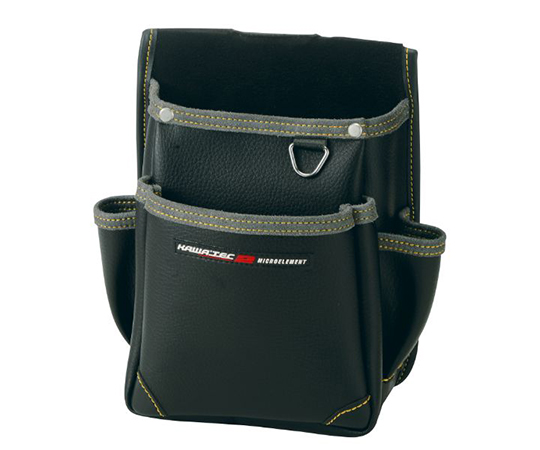 電工用腰袋2段　ブラック