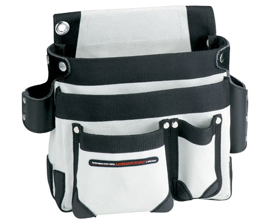 小路労　棟梁型工具差付釘袋　ホワイト