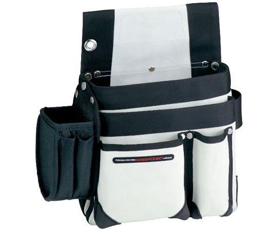 大棟梁　仮枠マチ付釘袋　墨壺ケース付　ホワイト