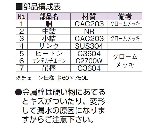 親子風呂共栓・ゴム詰（内ネジ）　D-SNAR 80