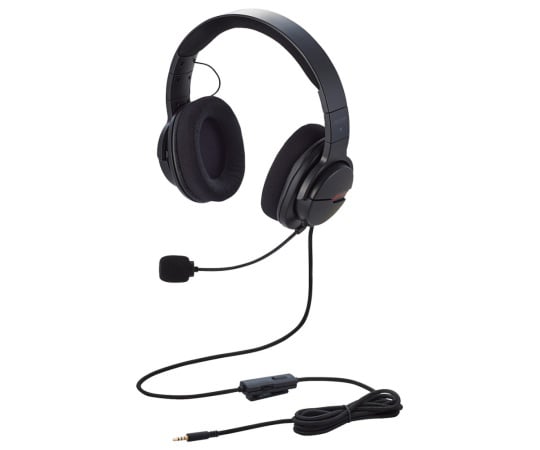 ゲーミングヘッドセット（オーバーヘッド）　ブラック