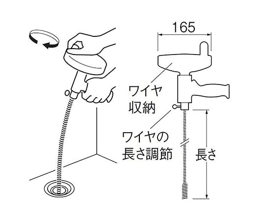 居酒屋 クリーナー 三代目 送料無料]サンエイ ドレンホースクリーナー エアコン ホース