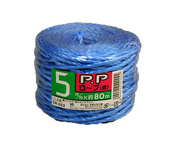 PPロープ 青 5mm×80m CR052
