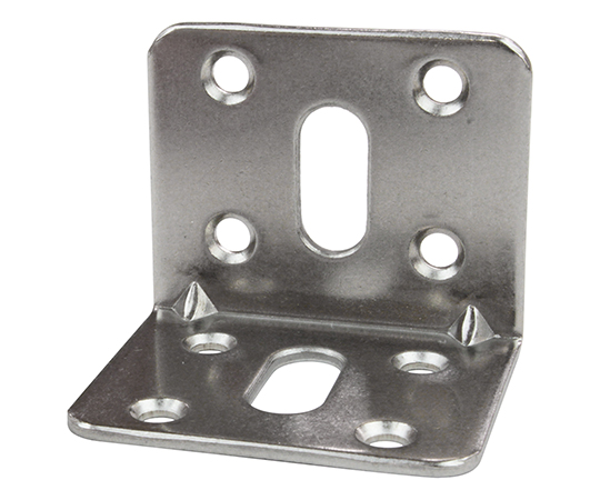 取付金具　ステンレス　2mm×45mm×37mm×37mm