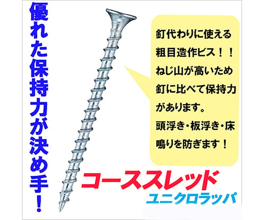 ワカイ コーススレッド赤箱 120mm半ネジ WR120HT 徳用（150本）×【1