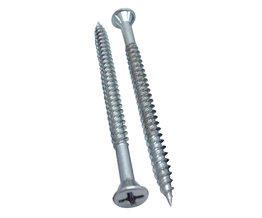 角スタッド一発ビス　シルバー　3.8×58mm　400個入