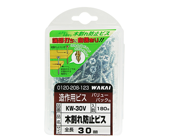 木割れ防止ビス　太さ3.8mm×28mm　180個入