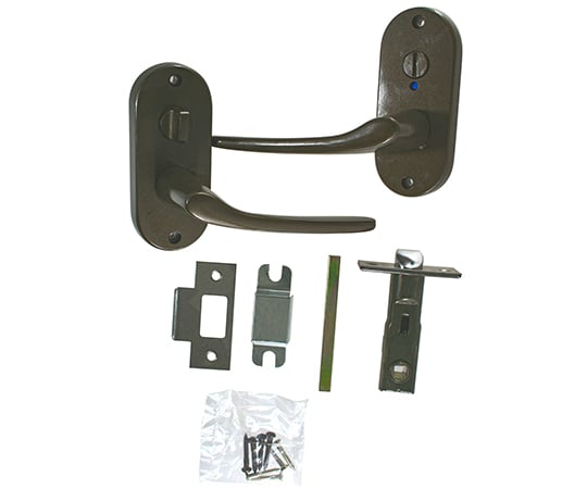 Jレバーパック表示錠　ブラウン