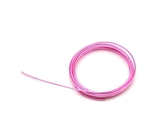 デザインワイヤー　自遊自在　wire　COLOR　メタリックピンク　2φmm×3m