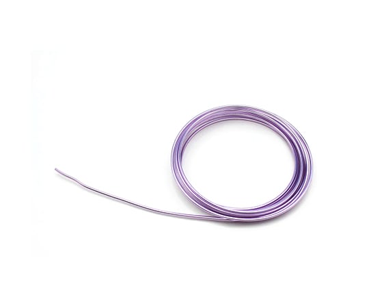 デザインワイヤー　自遊自在　wire　COLOR　メタリックパープル　2φmm×3m
