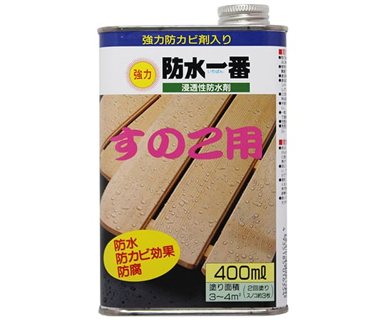 63-7940-43 日本特殊塗料 nittoku 強力 防水一番 透明 400mL
