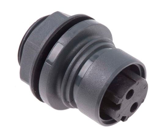 丸形コネクタ　Buccaneer　6000シリーズ,　接触コンタクト：メス,　2極　オス