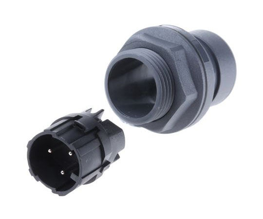 丸形コネクタ　Buccaneer　6000シリーズ,　接触コンタクト：オス,　3極　オス