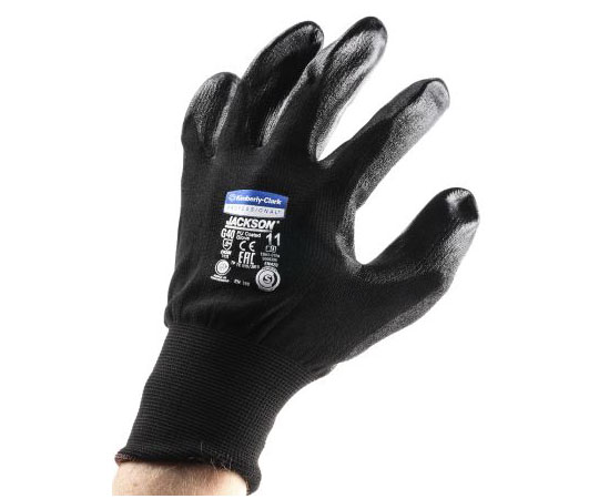ポリウレタン手袋 汎用 黒 1袋（12組入） 13841