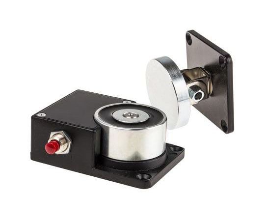 アクセス制御ドアマグネット　,　100lb　シングルドア,　24V　dc,　34　mm