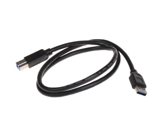 USBケーブル, 0.8m, USB 3.0 オスUSB A → オスUSB 3.0 B 11.02.8869-10