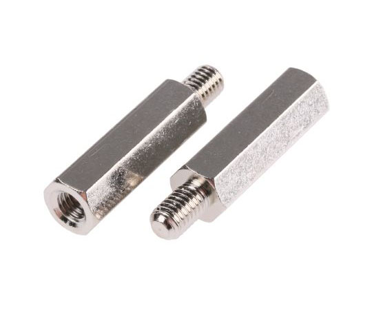 スタンドオフ 六角 黄銅 M5 x 25mm 1袋（50個入）