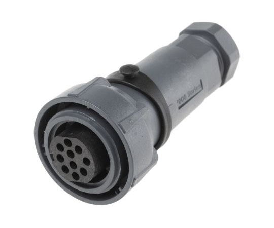 丸形コネクタ　Buccaneer　7000シリーズ,　接触コンタクト：メス,　10極　オス