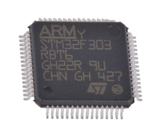 マイコン STM32F 32ビット RISC, ARM Cortex M4コア, 64-Pin LQFP 1袋（2個入）