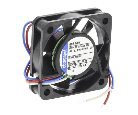 軸流ファン　電源電圧：12　V　dc　40　x　40　x　10mm　DC　（400Fシリーズ）