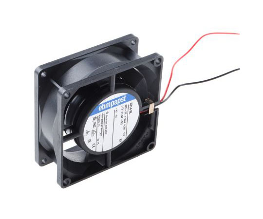 軸流ファン　電源電圧：24　V　dc　80　x　80　x　32mm　DC　（8300シリーズ）