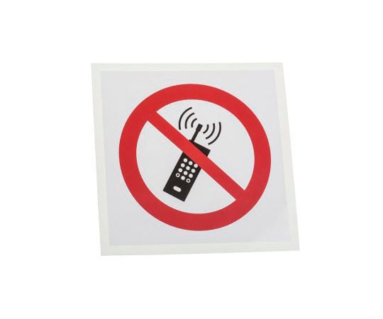 63 8018 57 禁止標識 携帯電話禁止 ビニール製 黒 赤 白 100 X 100mm 813 4508 Axel アズワン 63 8018 57 禁止標識 携帯電話禁止 ビニール製 黒 赤 白 100 X 100mm 813 4508 Axel アズワン