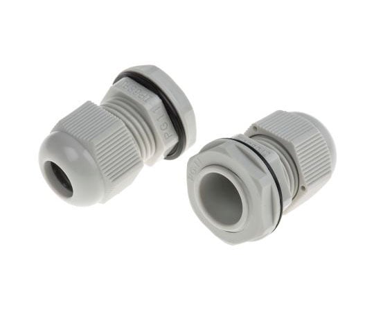 ケーブルグランド, 径：PG11, 材質：ナイロン 66, ロックナット付き 1袋（10個入）