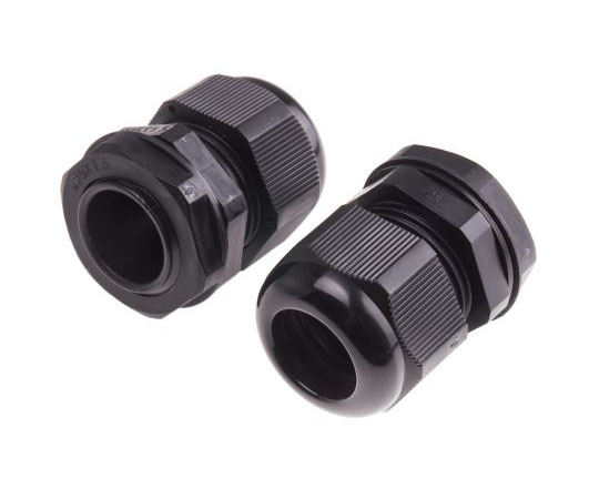 ケーブルグランド, 径：M25, 材質：ナイロン 66, ロックナット付き 1袋（10個入）