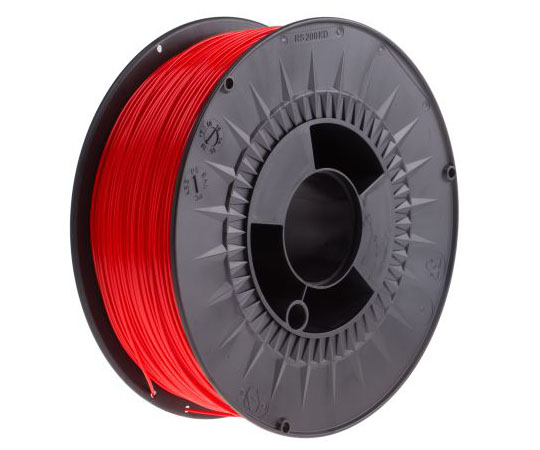 3Dプリンタ用フィラメント　赤　1.75mm　PLA